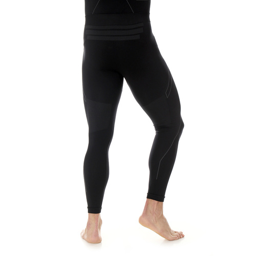 Thermoaktive Wäsche - Brubeck - Thermo-Leggings - Nilit® Heat - Schwarz / Blau - LE11840A