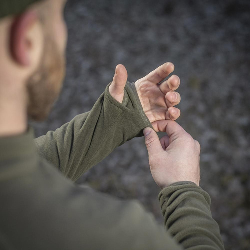 Bekleidung - M-Tac - Militär-Fleece Delta Polartec Cardigan Raglan - Dark Olive - 70022048 - Fleece-Sweatshirts