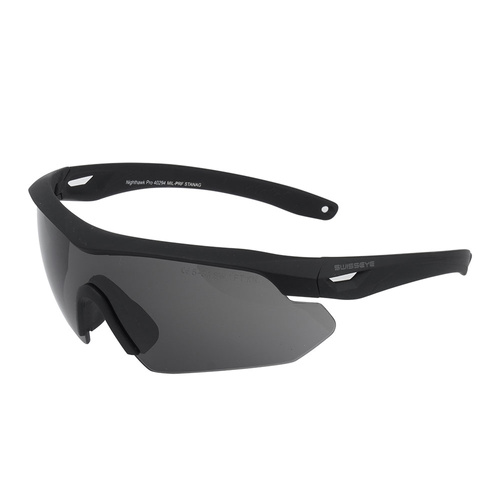 Swiss Eye - Nighthawk Pro Schießbrille - Schwarz - Drei Visiere - 40294 - Ballistische Brillen