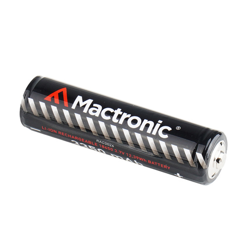 Batterien - Mactronic - Akku 18650 mit Box - 3350 mAh - 3,7 V - RAC0026