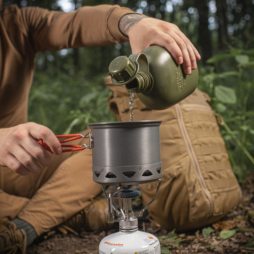 Militärisches Kochgeschirr - M-Tac - Individuelles Touristengeschirr - Grün - MTC-DM-FMC-217