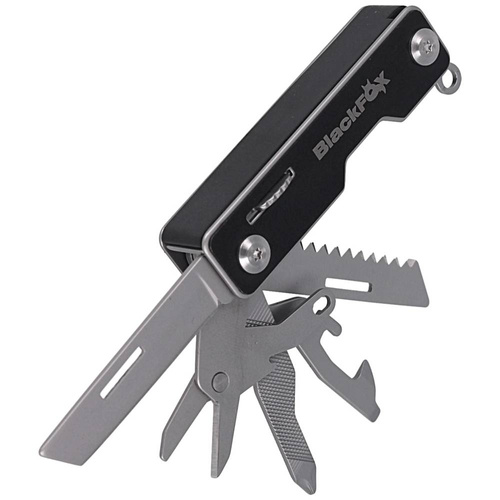 Multitools - FOX - BlackFox Pocket Boss Multitool - 9 Werkzeuge - Schwarz - BF-205.