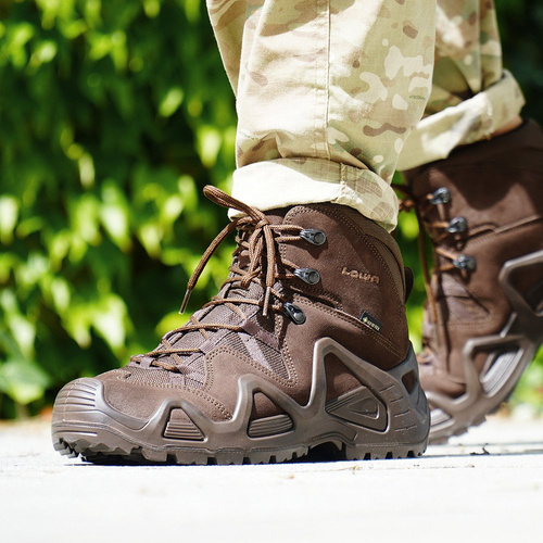 Militärstiefel - LOWA - Taktische Stiefel ZEPHYR GTX® MID TF - Dunkelbraun - 310537 0493
