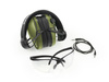 RealHunter - Set aus Active PRO Gehörschützern und Schutzbrille - Olive Green