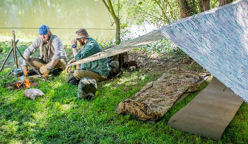 Helikon - Supertarp® Shelter Cape - 300 x 300 cm - Woodland - PO-STP-PO-03 - Planen