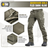 M-Tac - Taktische Hose Aggressor Gen.II Flex - Ripstop - Dark Olive - 20058048