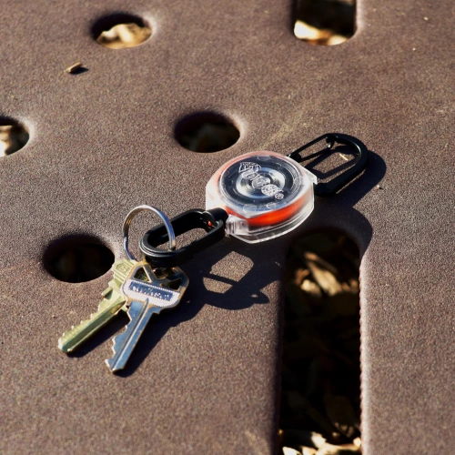 Key-Bak - Retraktor Key-Connect - 24" - Klar - 0KB1-0A214 - Fangriemen