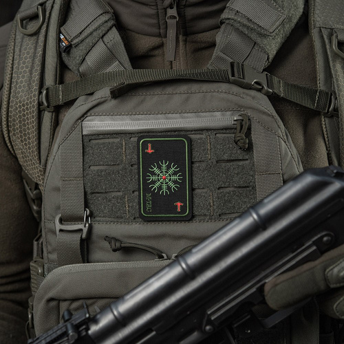 Andere - M-Tac – Helm of Terror Map Patch – Stickerei – Schwarz/Oliv – 51392201