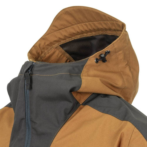 Helikon - Jacke Anorak Woodsman - Erdbraun/Schwarz - KU-WDN-DC-0A01B - Militärjacken - Bekleidung
