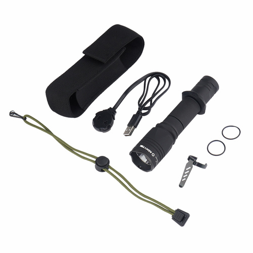 LED-Taschenlampen - Armytek - Dobermann Pro Taktische Taschenlampe Magnet USB - Weiß - 1500 lumen - F07501C