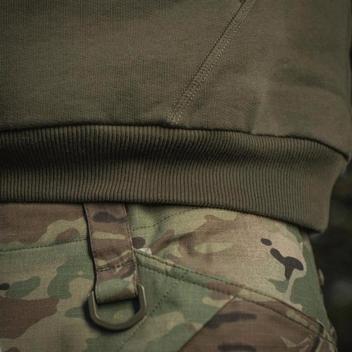 Bekleidung - M-Tac - Taktischer Kapuzenpullover Cotton Raglan Hard Hoodie - Dark Olive - 51388048 - Militär-Sweatshirts