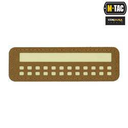 M-Tac - Polnische Flagge Aufnäher - Fluoreszierend - Pixel / Rechteck - Coyote - 51005205