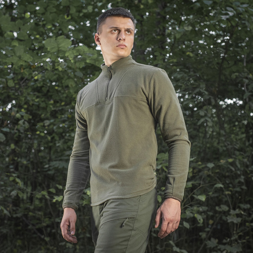 M-Tac - Sweatshirt Delta Fleece - 190 g/m² - YKK - Army Olive - 70003062 - Fleece-Sweatshirts