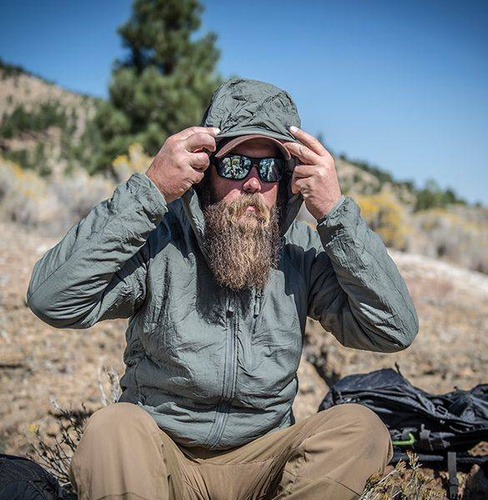 Militärjacken - Helikon - Jacke Wolfhound Hoodie - Windpack Nylon - Desert Night Camo - KU-WLH-NL-0L