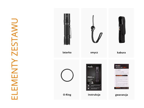 LED-Taschenlampen - Fenix - PD32 V2.0 LED-Taschenlampe - 1200 lm