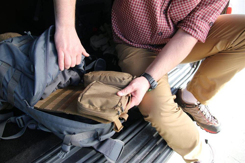 Ausrüstung - Helikon - Klettverschluss-Paneel Einsatz MOLLE Adapter 2 - Cordura - Shadow Grey - IN-MA2-CD-35 - Sonstige