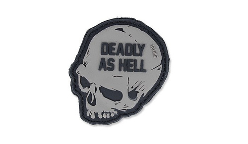 101 Inc. - 3D Patch - Tödlich wie die Hölle - Grau -  3D PVC Morale Patches