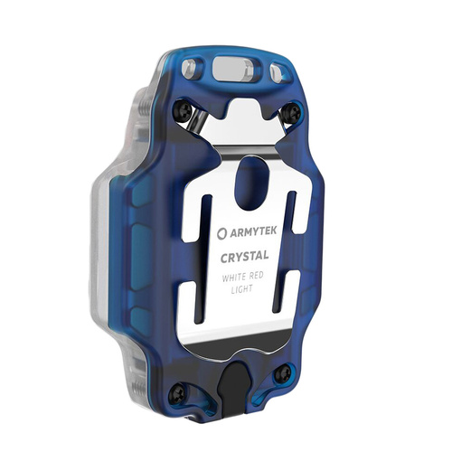Armytek - LED-Taschentaschenlampe Crystal WRB - Leuchtfeuer - 150 lm - Blau/Grau - F07202B - LED-Taschenlampen - Outdoor