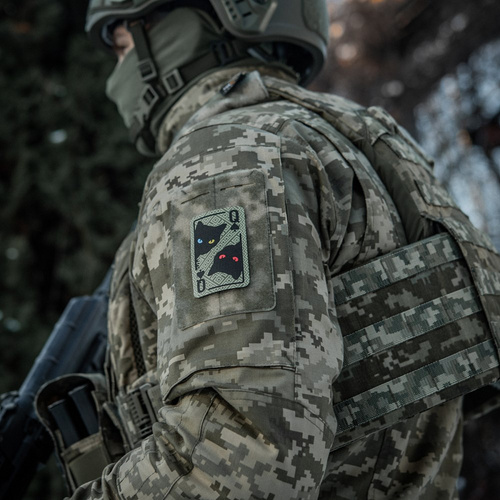 M-Tac – Aufnäher „Dame of Spades“ – Cordura 500D – Ornament – Oliv – 51362001 - Andere