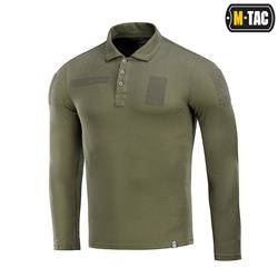 M-Tac - Taktisches Poloshirt mit langen Ärmeln - Army Olive - 80021062