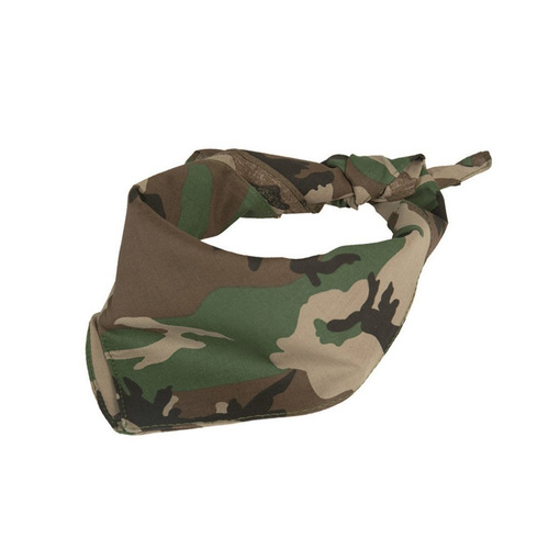 Mil-Tec - Western Bandana - Baumwolle - Woodland - 12605020 - Headwraps, Shemags & Schals