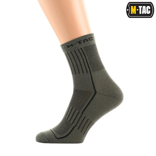 Bekleidung - M-Tac - Leichte Trekking-Socken Mk.3 - Olive - 30903001 - Trekkingsocken