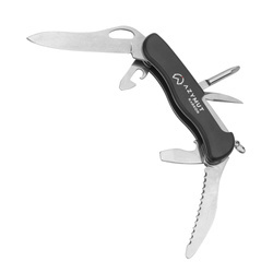 Azymut - Karkon Taschenmesser - 9 Werkzeuge - Schwarz - HK20018