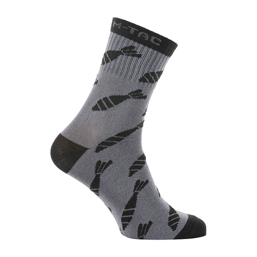 Bekleidung - M-Tac - Mk.3 Sommersocken - Mörserbomben - Dunkelgrau - 30903801 - Socken