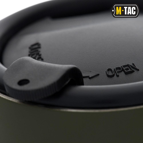 Tassen & Thermoskannen - M-Tac - Thermobecher mit Deckel - 280 ml - Olive - 60009001