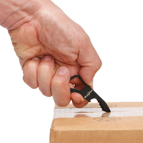 Outdoor - Nite Ize - Karabiner mit Werkzeugset DoohicKey ClipKey Tool - Stahl - Schwarz - KMTCK-01-R3 - Stahlkarabiner