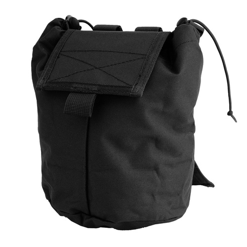 Mil-Tec - zusammenklappbare Dump Pouch - schwarz -16156402 - Drop Taschen
