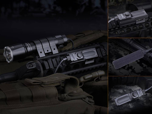 Fenix - Gel-Schalter für taktische Taschenlampe - 29 mm - AER-05 - Taschenlampenschalter