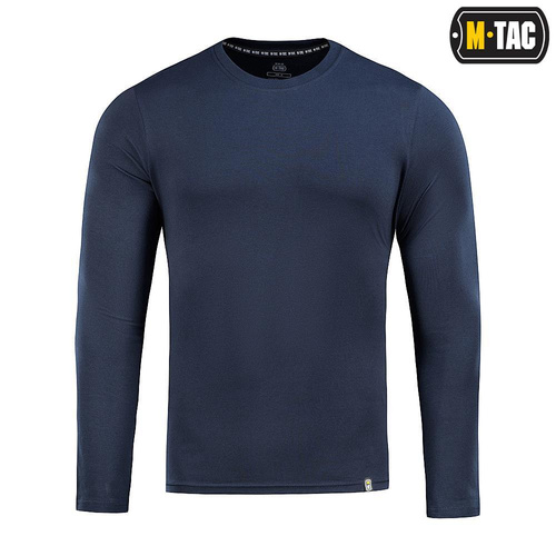 M-Tac - Militärisches Langarm-T-Shirt - Dunkles Marineblau - 20067015 - Militär-T-Shirts - Bekleidung