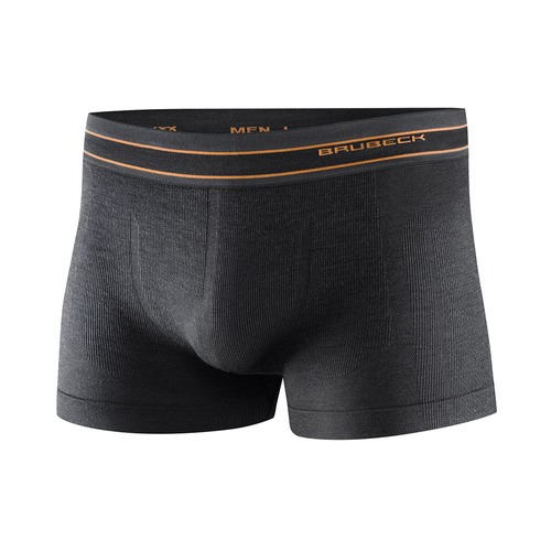 Brubeck - Active Wool Merino Boxershorts - Grafite - BX10870 - Thermoaktive Wäsche