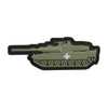 M-Tac - Patch Tank mit einem Kreuz - PVC 3D - Grün - 51338310