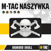 M-Tac - 3D-Emblem - Bearded Skull - Schwarz / Weiß - 51113236