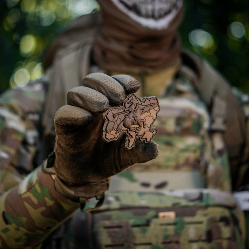 M-Tac – Cossack Ukraine Patch – PVC 3D – Horse Charge – Coyote – 51349005 - Flaggen - Verschiedenes