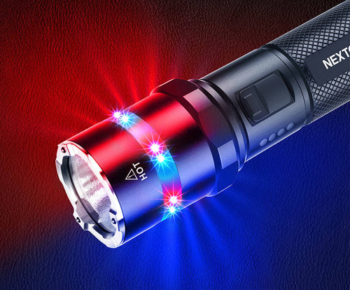 NEXTorch - Taktische LED-Taschenlampe P84 - 21700 4800 mAh - 3000 lm - Schwarz - NEXT-P84 - LED-Taschenlampen