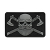 M-Tac - 3D-Emblem - Bearded Skull - Schwarz / Grau - 51113211