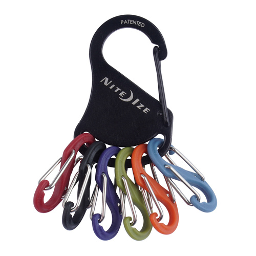 Nite Ize - S-Biner KeyRack - Schwarz - KRK-03-01 - Schlüsselanhänger