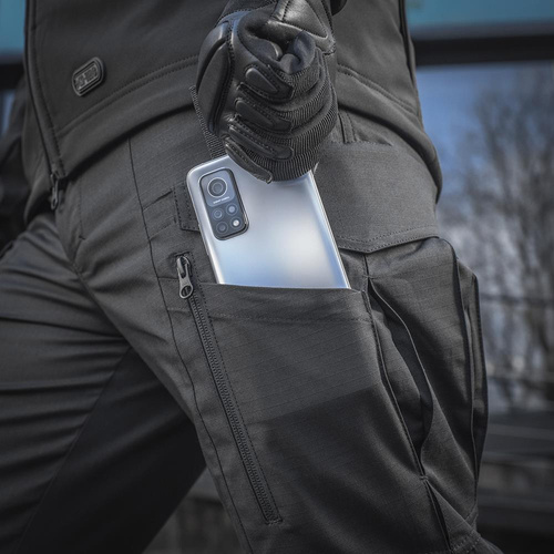 M-Tac - Taktische Hose Conquistador Gen. I Flex - Ripstop - Schwarz - 20059002 - Cargohosen