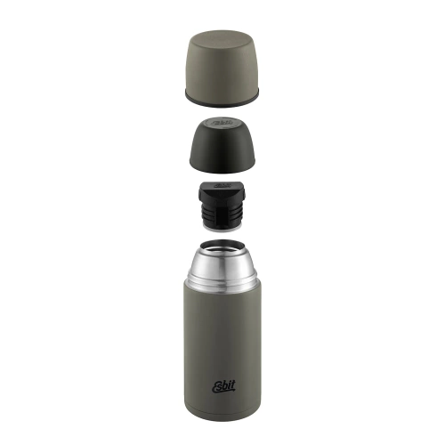 Outdoor - Esbit - Thermos Classic Vakuumflasche - 750 ml - Edelstahl 18/8 - Olive Green - VF750ML-OG - Tassen & Thermoskannen