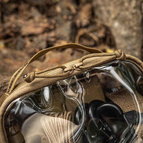 M-Tac - Elite Large Clear Pouch - 30 x 19 cm - Coyote - 10147005-L - Sonstige