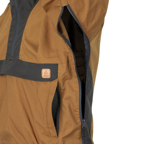 Helikon - Jacke Anorak Woodsman - Erdbraun/Schwarz - KU-WDN-DC-0A01B - Militärjacken - Bekleidung