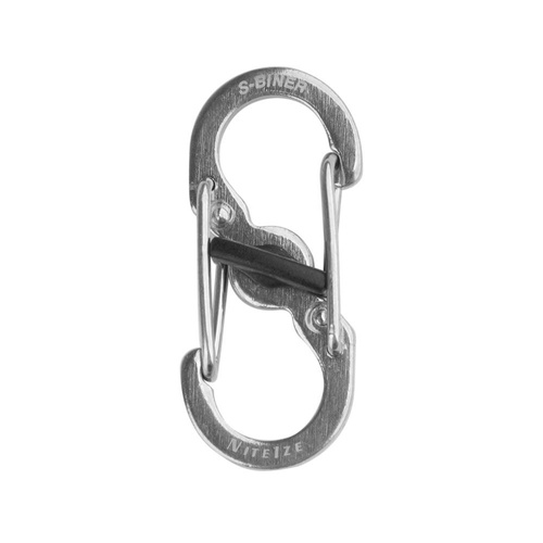 Nite Ize - S-Biner TagLock - Stainless - PLSBM-11-R3 - Nite Ize