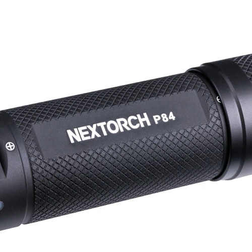 NEXTorch - P84 LED Taktische Taschenlampe mit 4800 mAh Akku - 3000 lm - Schwarz - P84 - LED-Taschenlampen - Outdoor