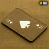 M-Tac - Militär-Patch Ace of Spades - Cordura 500D - Coyote / Fluoreszierend - 51109599