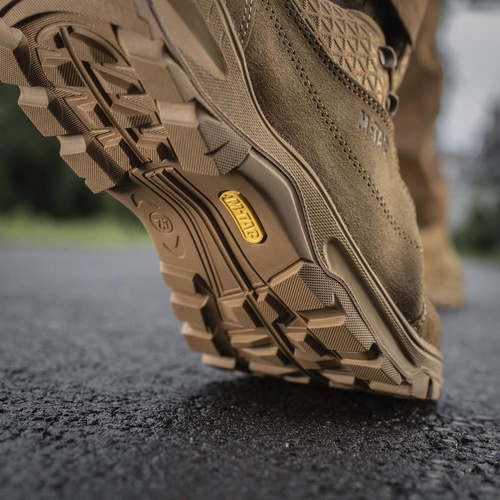 M-Tac - Patrol R Vent Taktische Schuhe - Leder - Coyote - 30206005 - Militärstiefel - Bekleidung