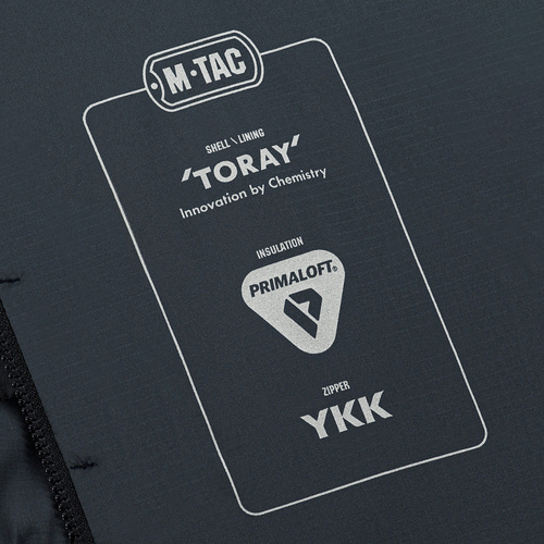 M-Tac - Pufferjacke Jarl - Nylon - Primaloft - Dark Navy Blue - 20544006 - Winterjacken - Bekleidung