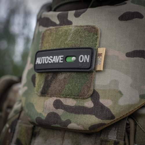 M-Tac - Moral Patch Autosave PVC - 3D - Schwarz - 51116702 - 3D PVC Morale Patches